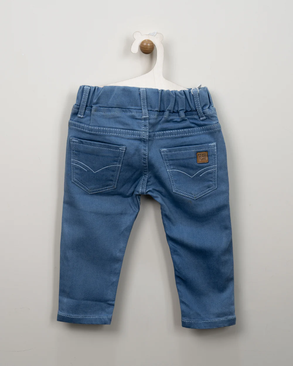 Polka Tots Blue Jeans-Lion-Denim-For Infants - Image 2