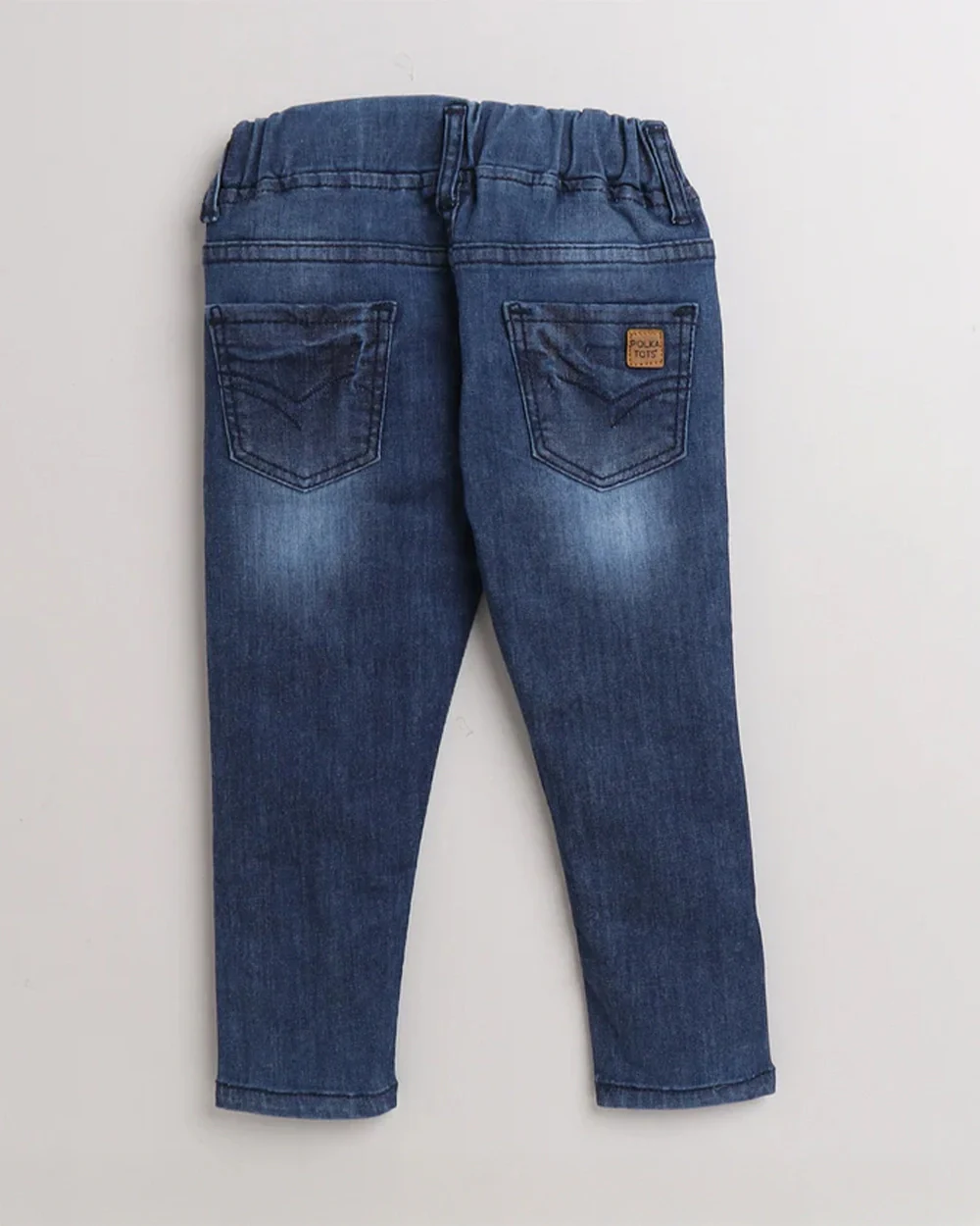 Polka Tots Blue Jeans-Lion Roar-Denim-For Infants - Image 4