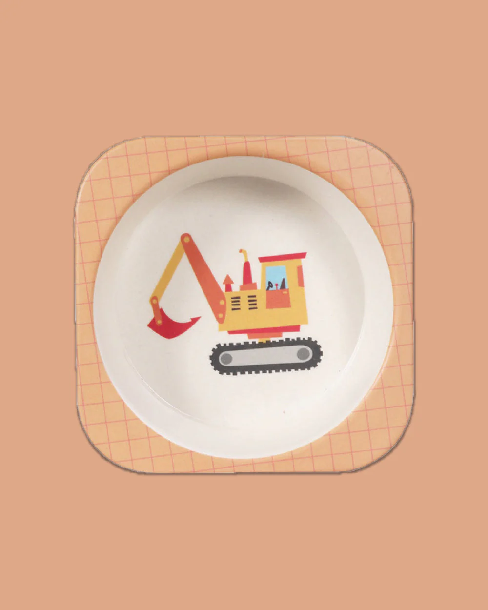 Polka Tots Eco-Friendly Bamboo Fiber Meal Set-Truck-Set of 5-For Feeding Infants - Image 4