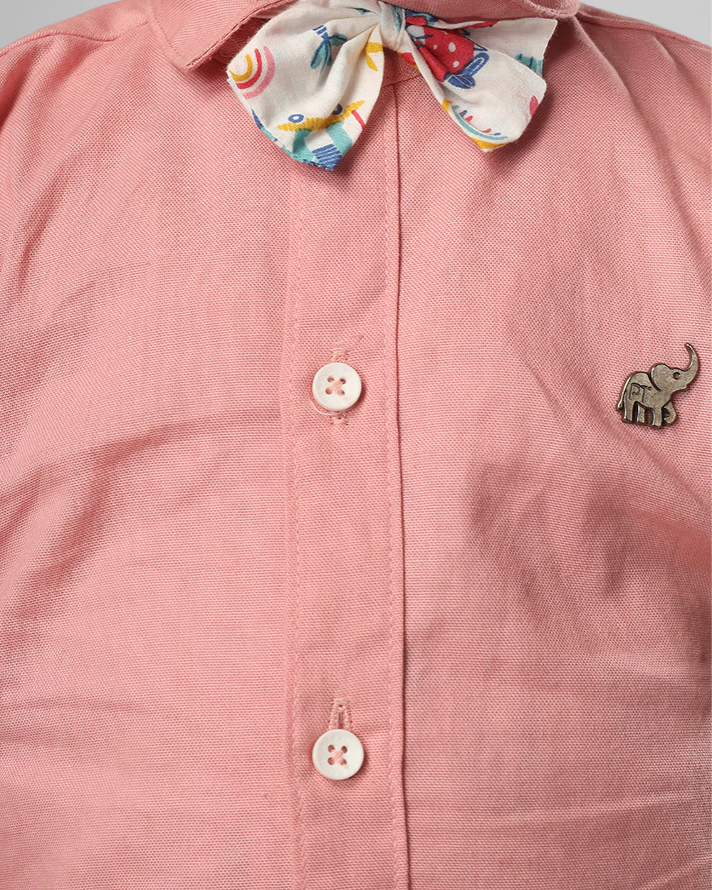 Polka Tots Pink Shirt-Cotton-For Infants - Image 6