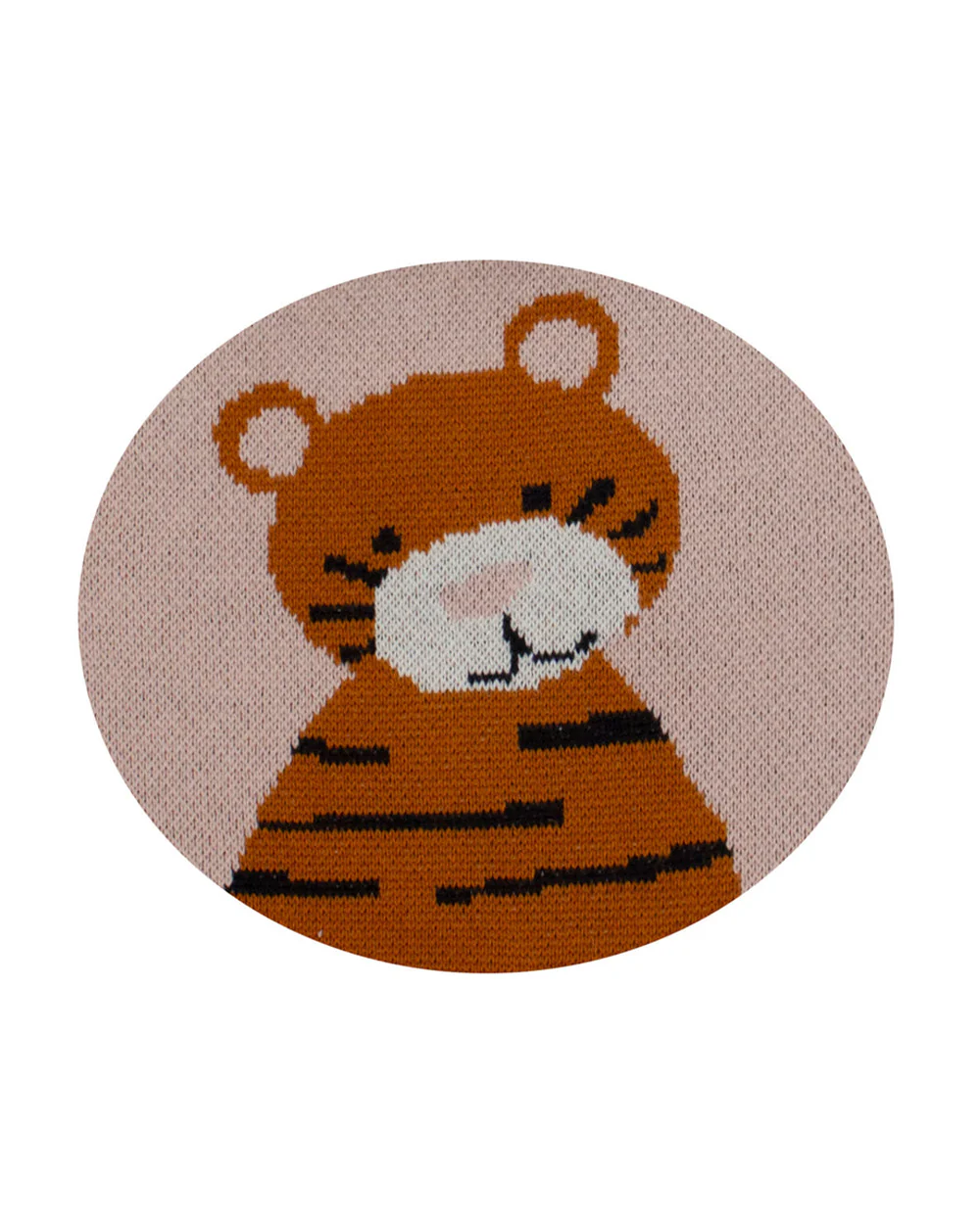 Pomme Cotton Knitted Tiger Bib Apron-Lightweight and Breathable-6 to 36M - Image 4