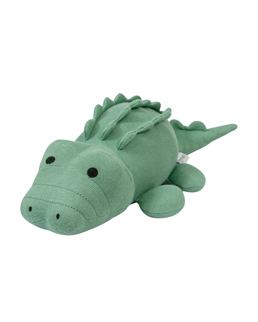 Pomme Crocodile Knitted Soft Toy-Easy Washable-Plush Cuddly Toy For Newborn - Image 2