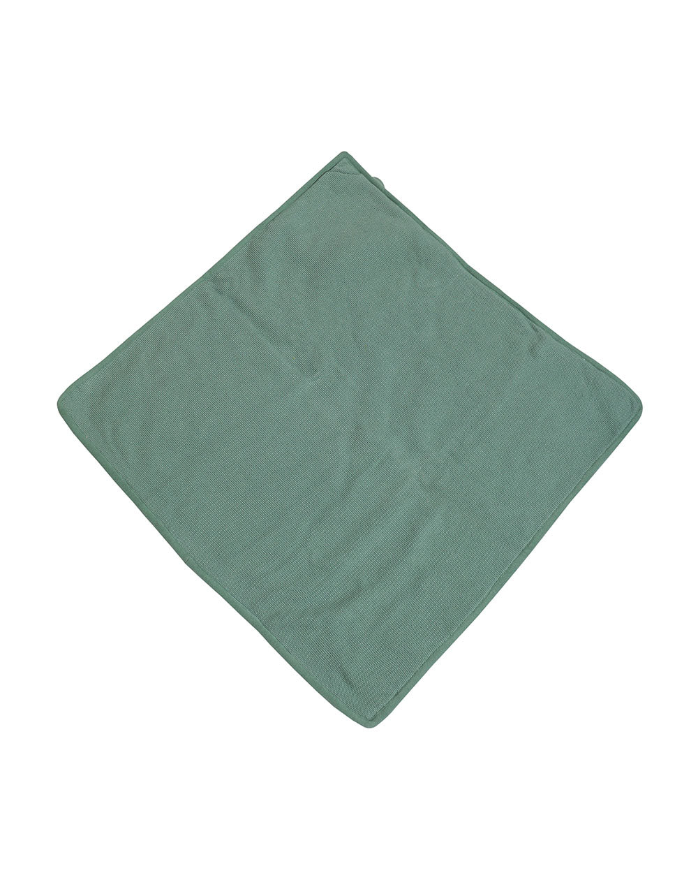 Pomme Crocodile Knitted Ultra Soft Hooded Blanket-100% Cotton-Sea Green-For Infants - Image 5