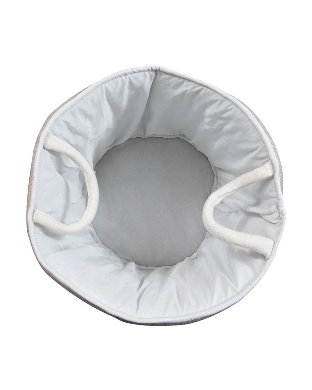 Pomme Storage Basket-For Clothes & Toys-With Handles-100% Cotton-Zebra - Image 3