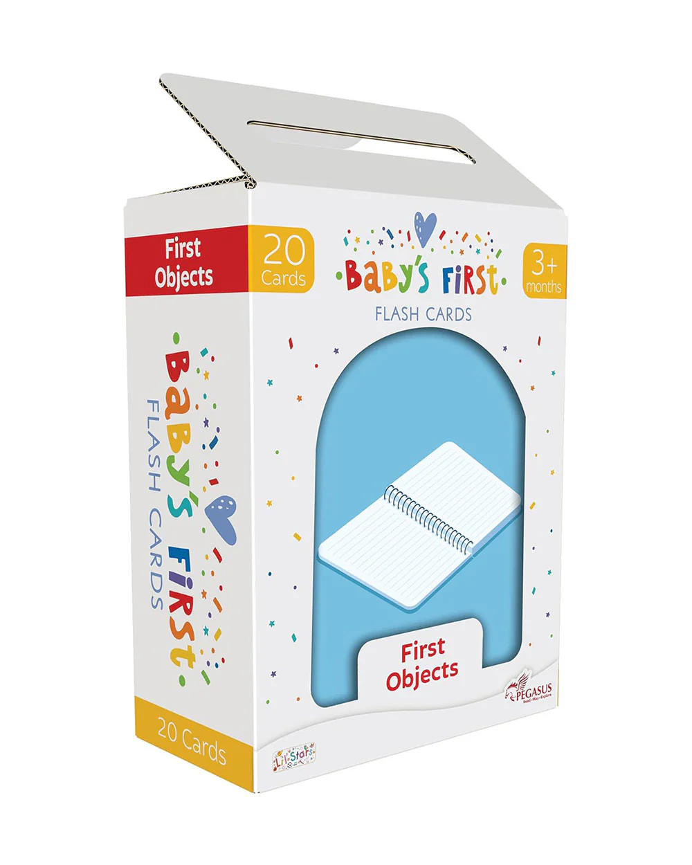 Popcorn Baby's First Flash Cards-First Objects-20 Double Sided Cards-Develops Visual Recognition-Learning & Educational Toys-3M+ - Image 2