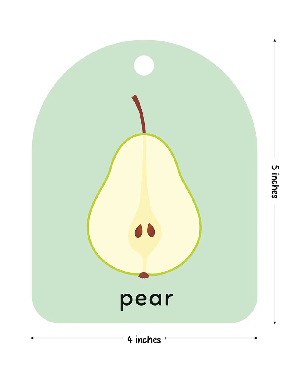 Popcorn Baby's First Flash Cards-Fruit & Vegetable-20 Double Sided Cards-Develops Visual Recognition-Learning & Educational Toys-3M+ - Image 3