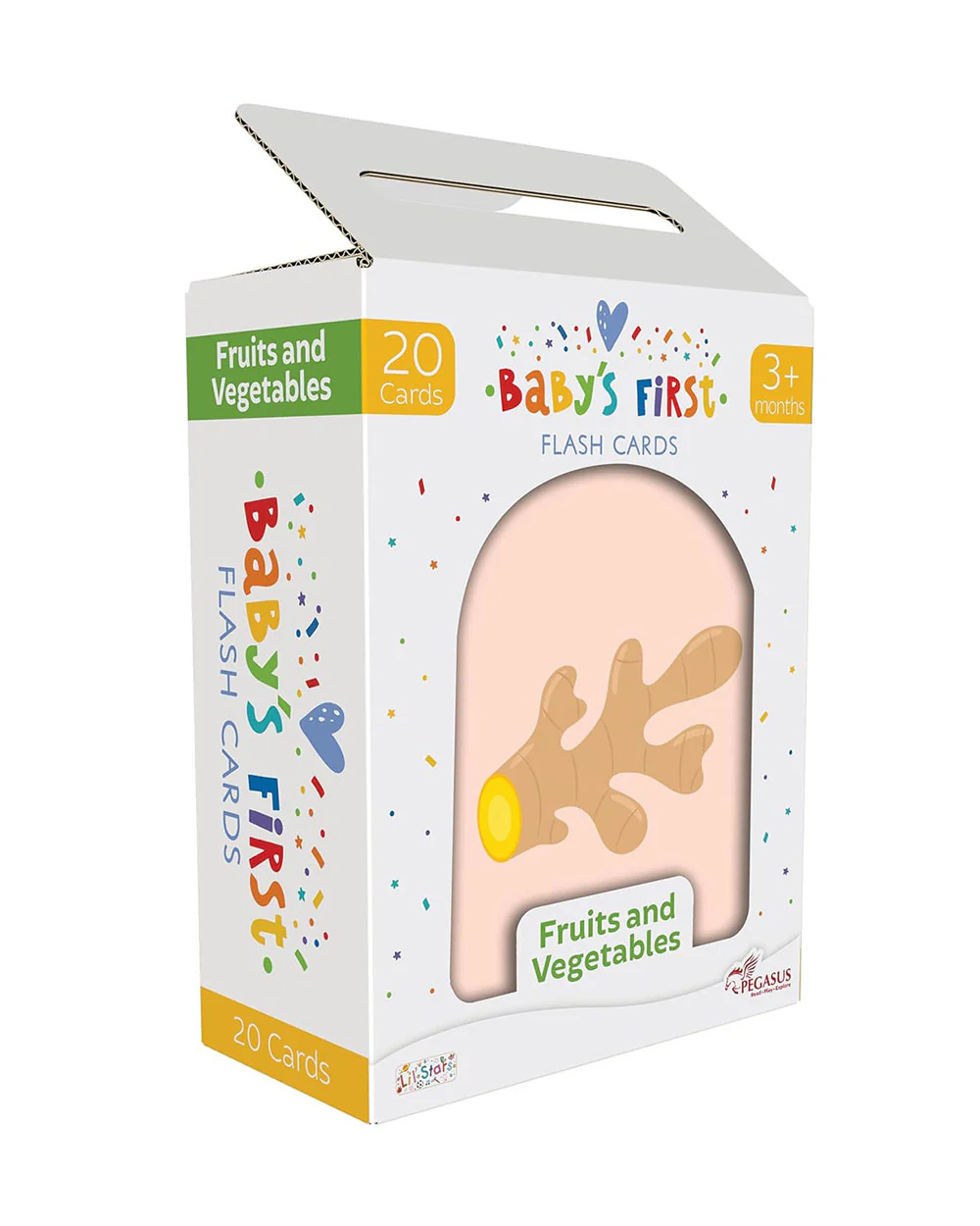 Popcorn Baby's First Flash Cards-Fruit & Vegetable-20 Double Sided Cards-Develops Visual Recognition-Learning & Educational Toys-3M+ - Image 7