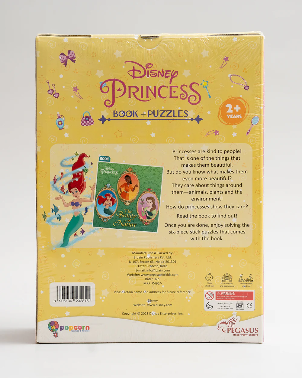 Popcorn Disney Princess The Beauty of Nature-Learning Kit-Includes Book & Puzzle Set-Learning & Educational Toys-36M+ - Image 13