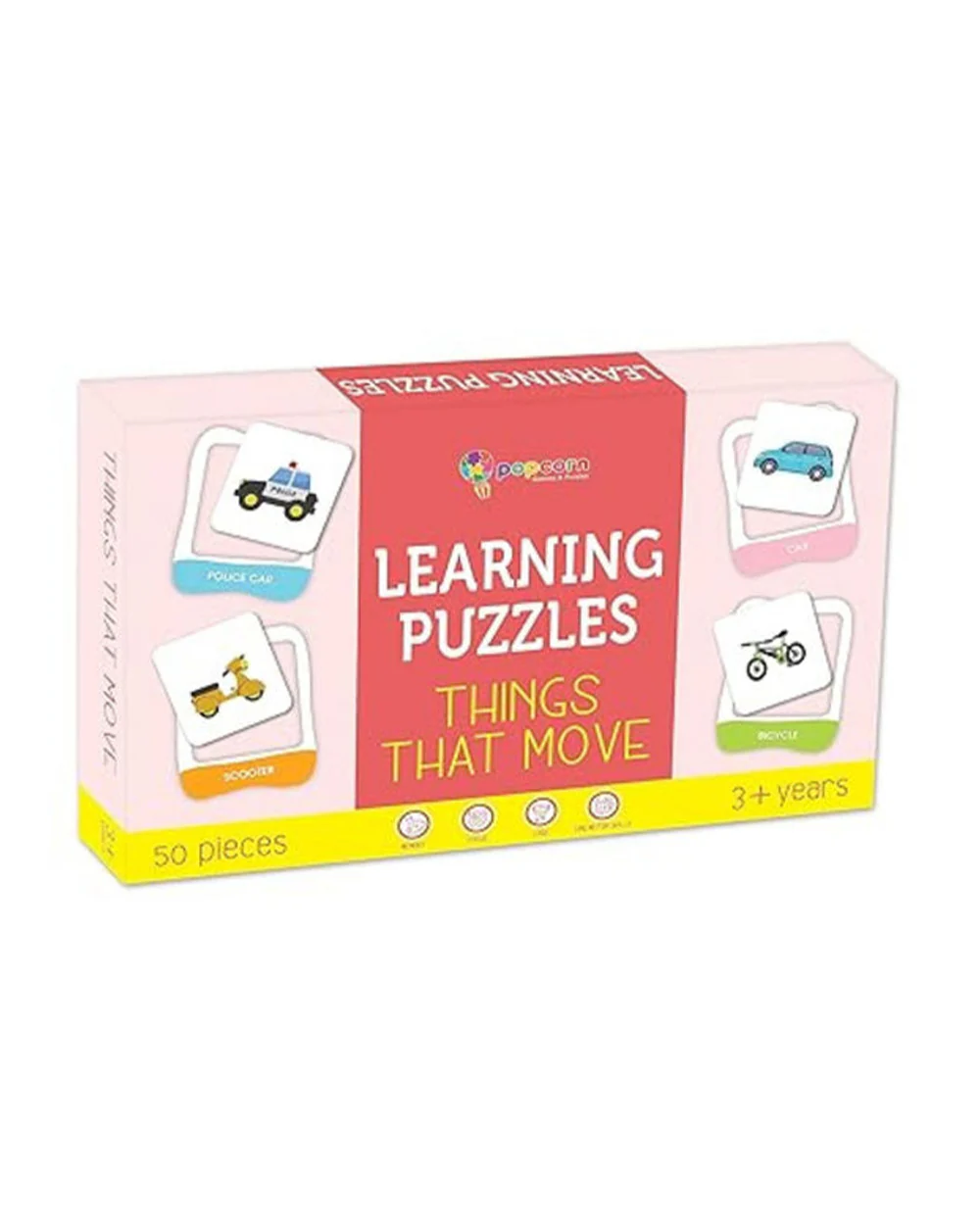Popcorn Things That Move Learning Puzzle-Includes 50 Pieces-Learning & Educational Toys-24M+ - Image 4