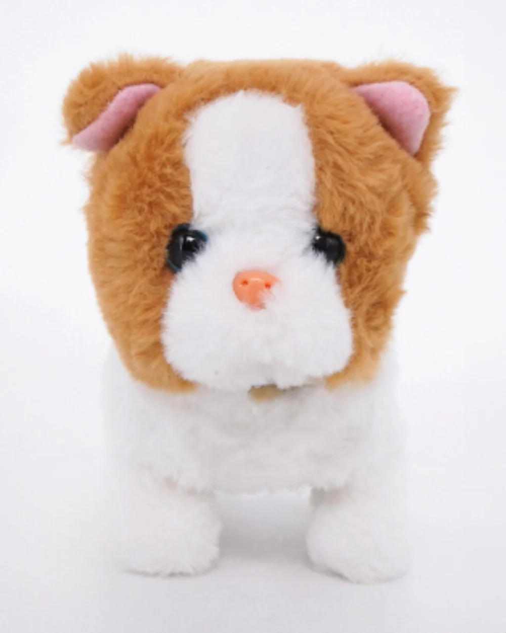 Pugs at Play Bella Walking Cat-Stuffed Animal-Realistic Sounds-Safe and Durable-Battery Operated-Interactive Plush Cuddly Toy For Newborn