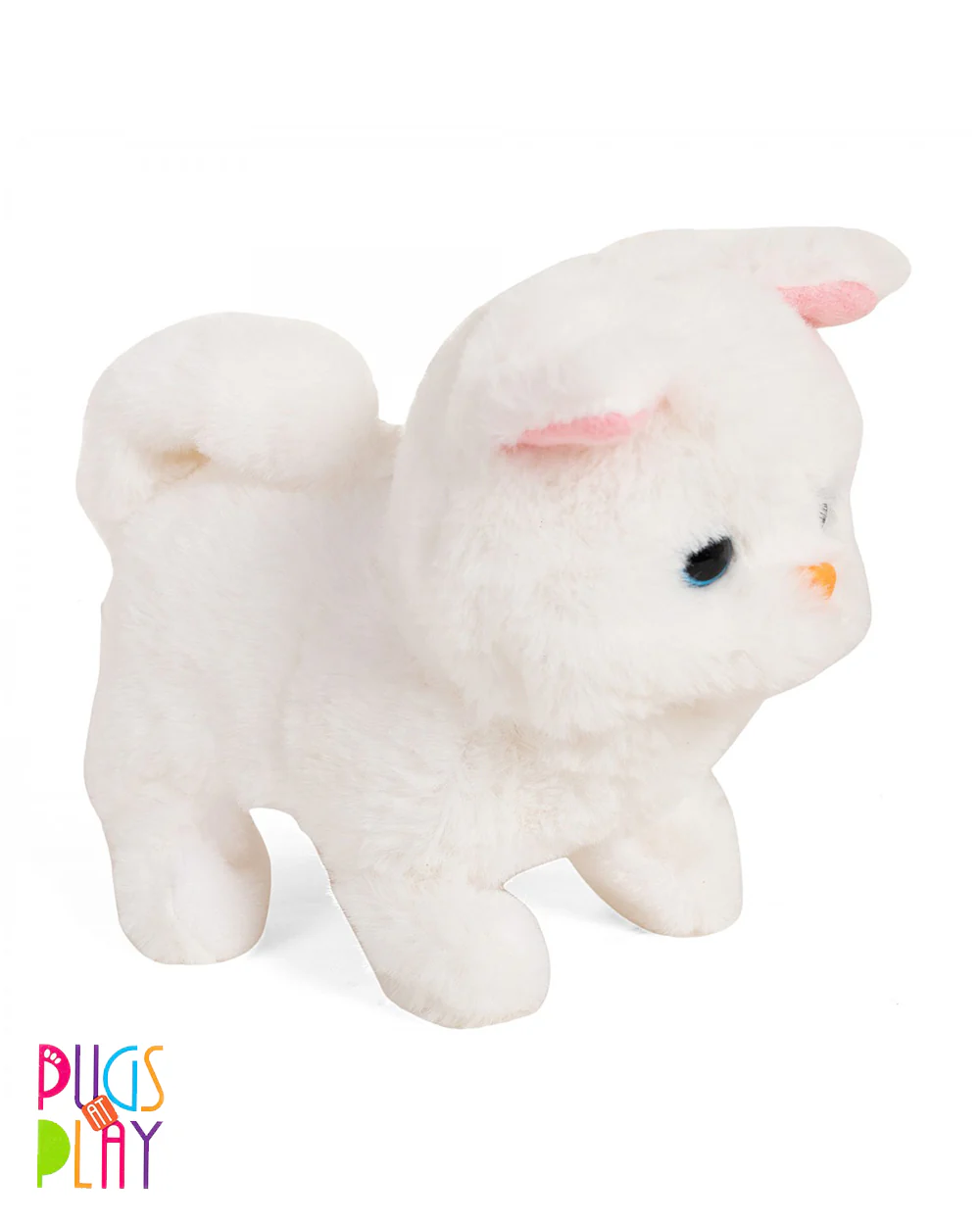 Pugs at Play Casper Walking Cat-Real Animal Sound, Wag Tails-Interactive Plush Cuddly Toy For Newborn - Image 5