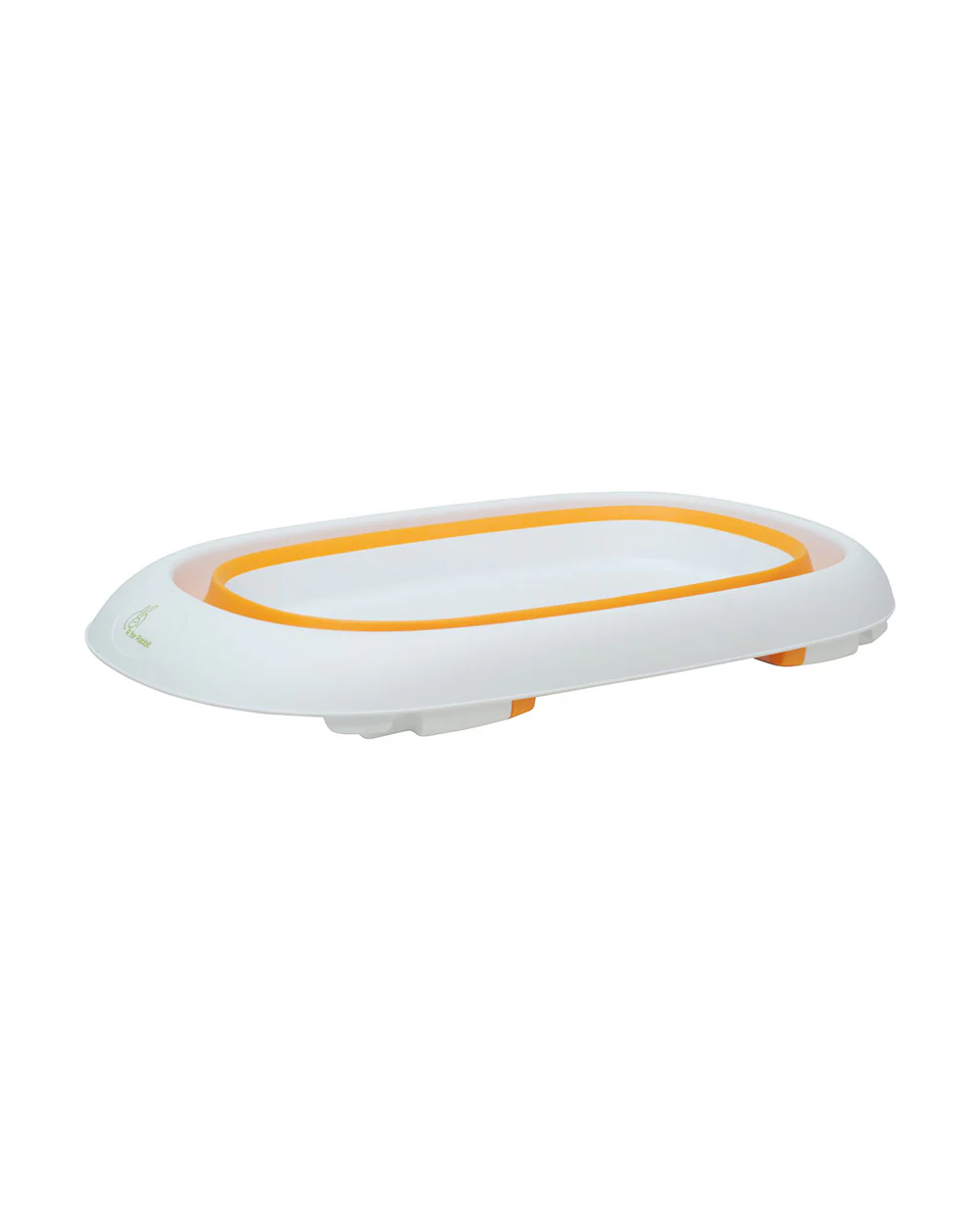 R for Rabbit Bubble Double Elite Foldable Baby Bath Tub-With Temperature Indicator-0 to 36M-Orange - Image 9