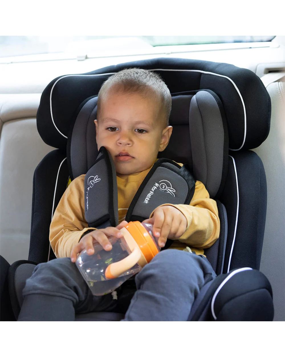 R for Rabbit Jack N Jill Grand-Baby Car Seat-Convertible (Front & Rear Facing)-Side Impact Protection-For 0 to 7Y (Upto 25Kg)-Grey - Image 7