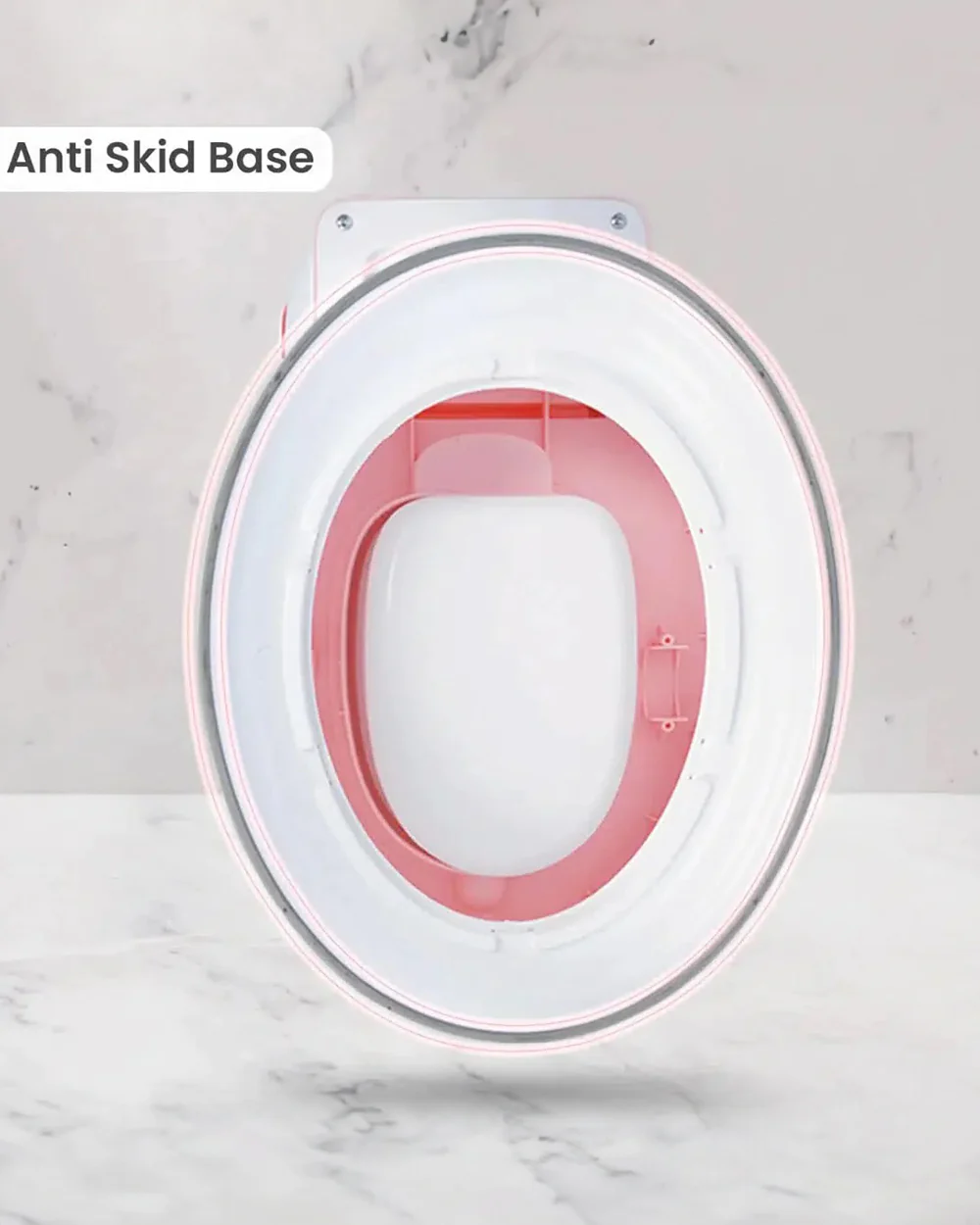 R For Rabbit Little Grown Up Potty Chair-With Soft Cushioning-1 to 7 Year-White Pink - Image 5