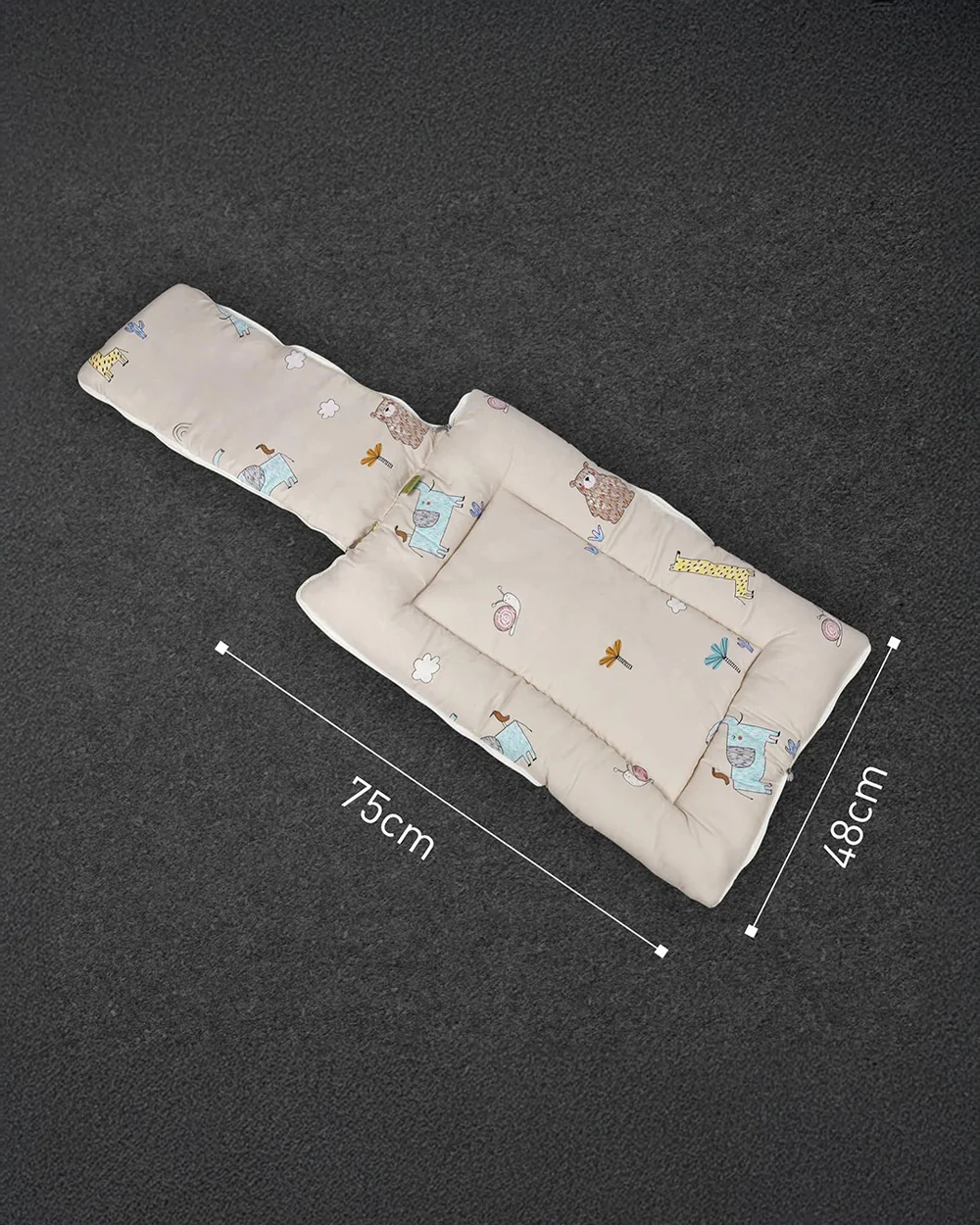 R For Rabbit Snuggy 100% Natural Cotton-Tan Brown-Baby Carrier Nest Cum Sleeping Bag (0-12M) - Image 7