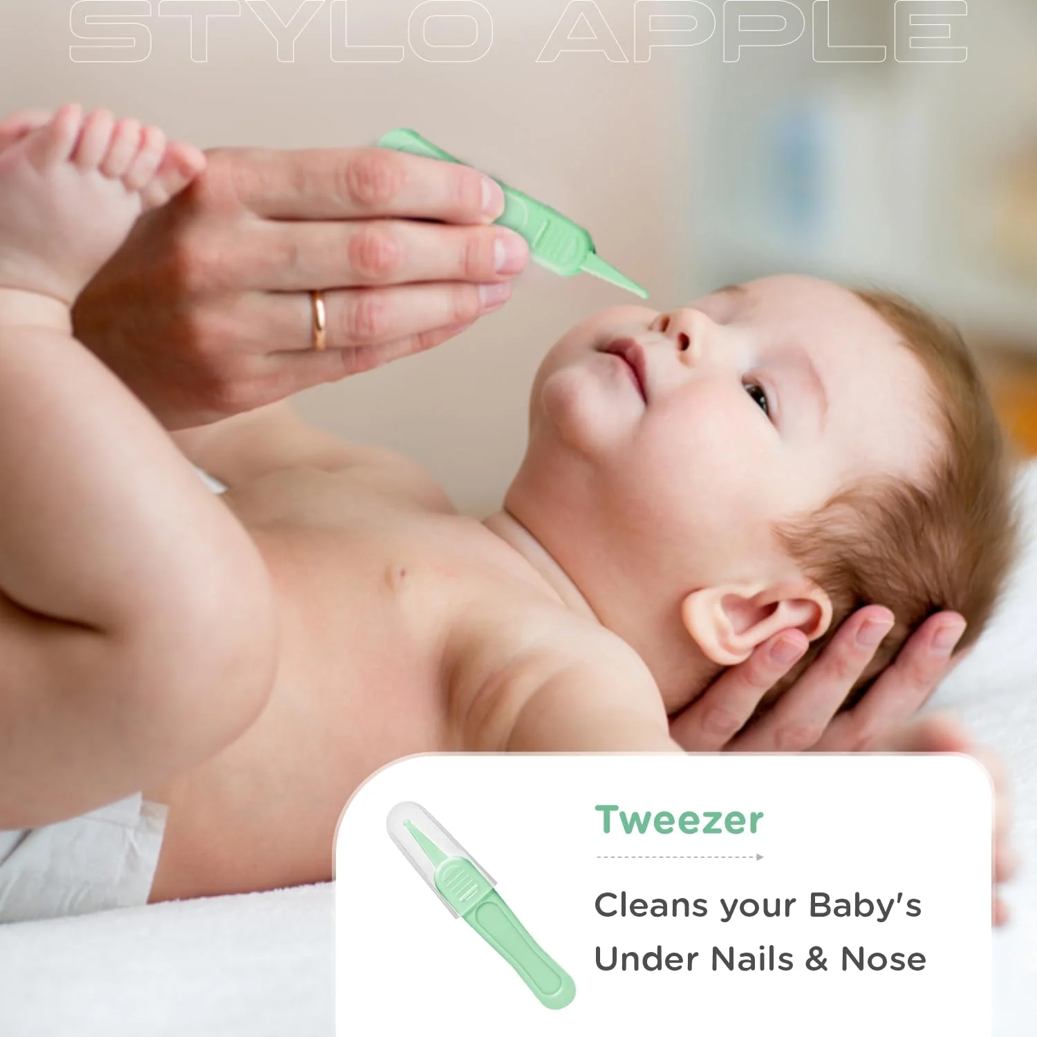 R For Rabbit Stylo Teddy Baby Manicure Set-Green - Image 5
