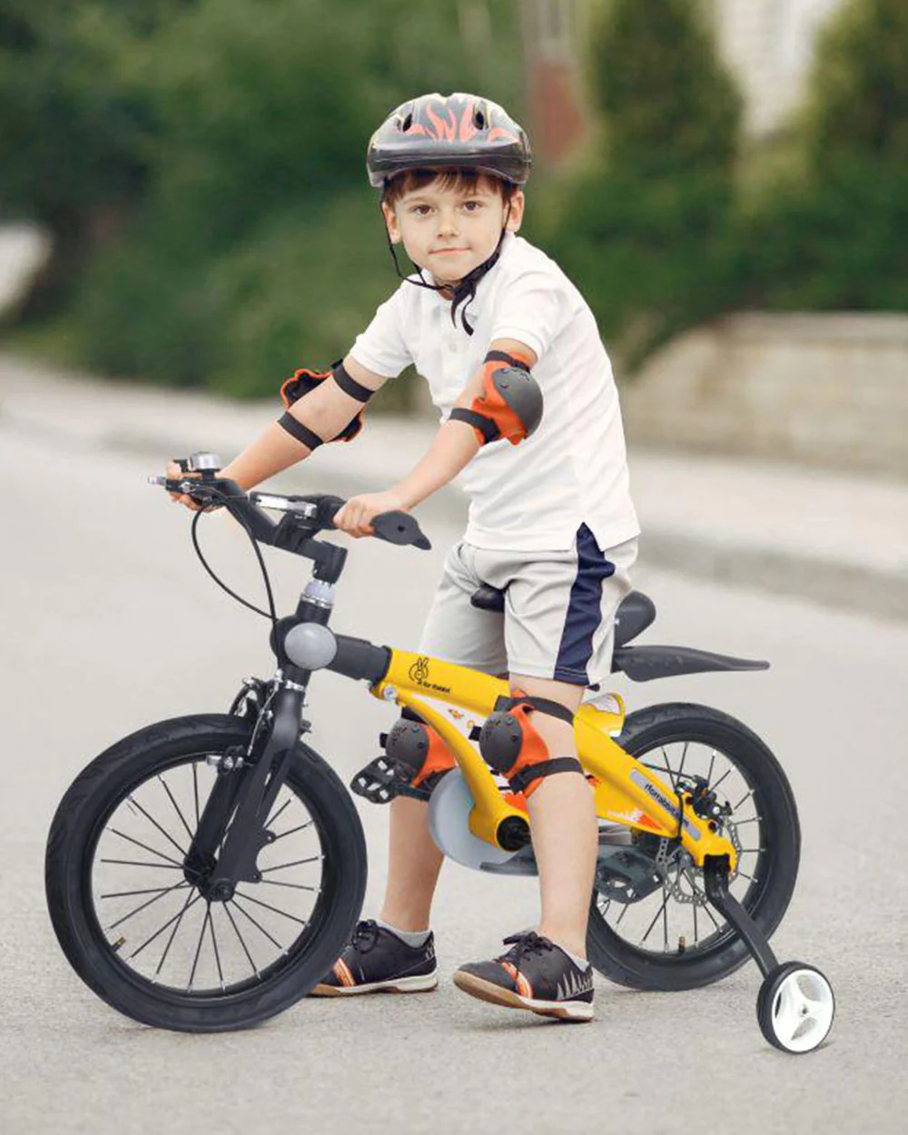 R for Rabbit Tiny Toes Jazz Bicycle-14 inch Wheels-90% Pre-Installed-Adjustable Structure-3Y to 5Y (Upto 40kg)-Yellow - Image 4