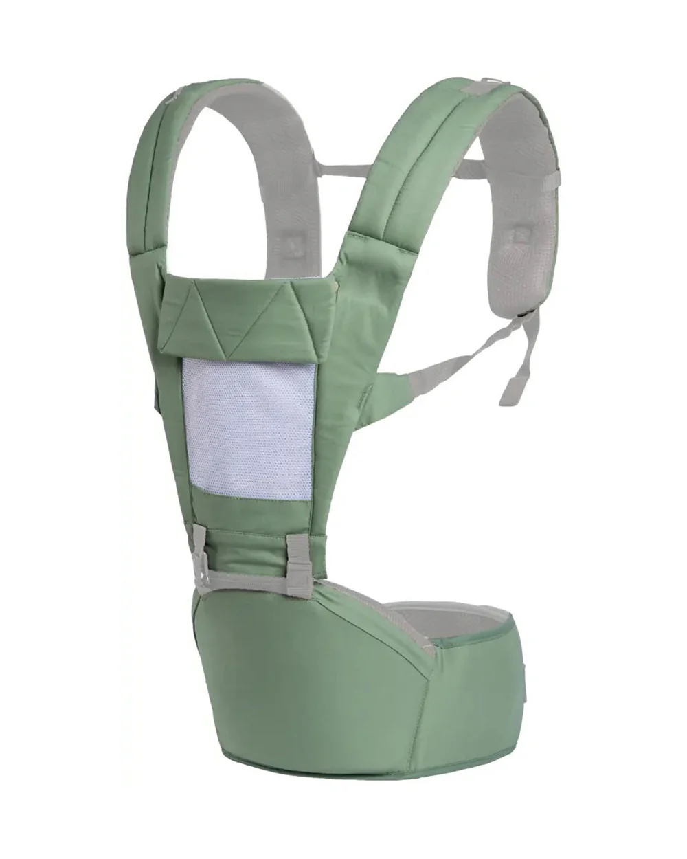 R for Rabbit Upsy Daisy Baby Carrier-With 4 In 1 Carry Position-Adjustable Hip Seat Belt-3M to 2Y (Upto 15Kg)-Green - Image 6