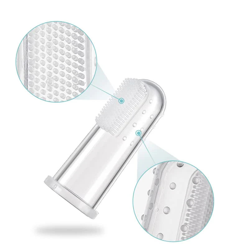 Safe-O-Kid Silicone Baby Finger Brush With Case & Silicone Liquid Medicine Feeder/Dropper-Combo - Image 5