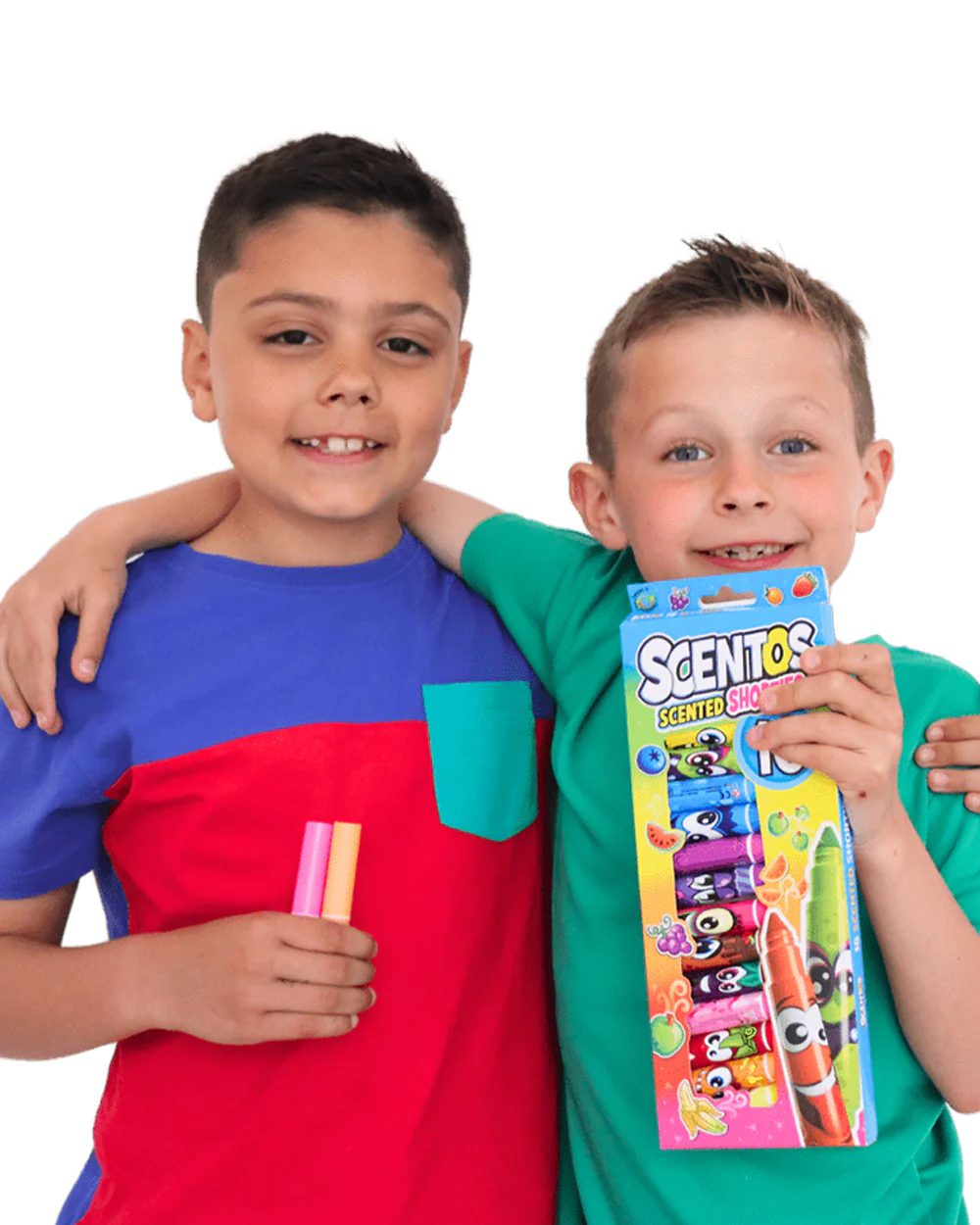 Scentos Scented Shorty Markers-Art & Craft Kit-Pack of 16-Promotes Sensory Play-36M+ - Image 4