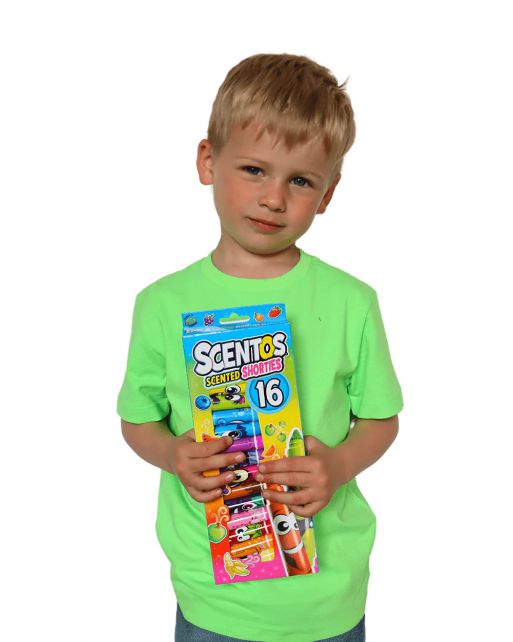 Scentos Scented Shorty Markers-Art & Craft Kit-Pack of 16-Promotes Sensory Play-36M+ - Image 5
