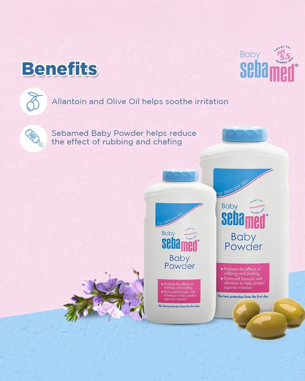 Sebamed Baby Powder-With Olive Oil & Allantoin - Image 4