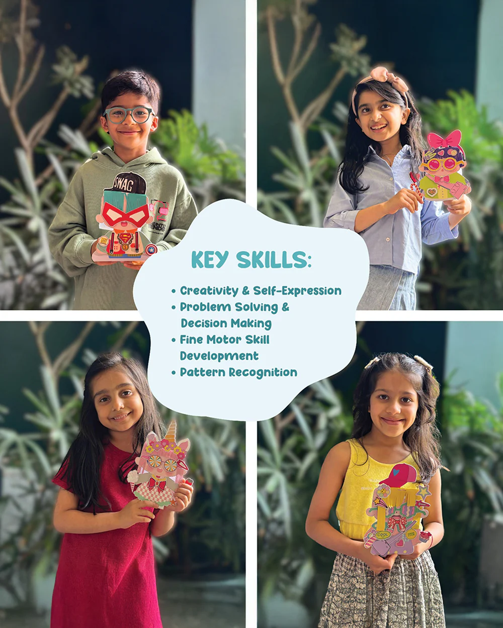Shaashi N Siiri DIY Snip & Style-Art & Craft Kit-Boost Cognitive Skills-3Y+ - Image 3
