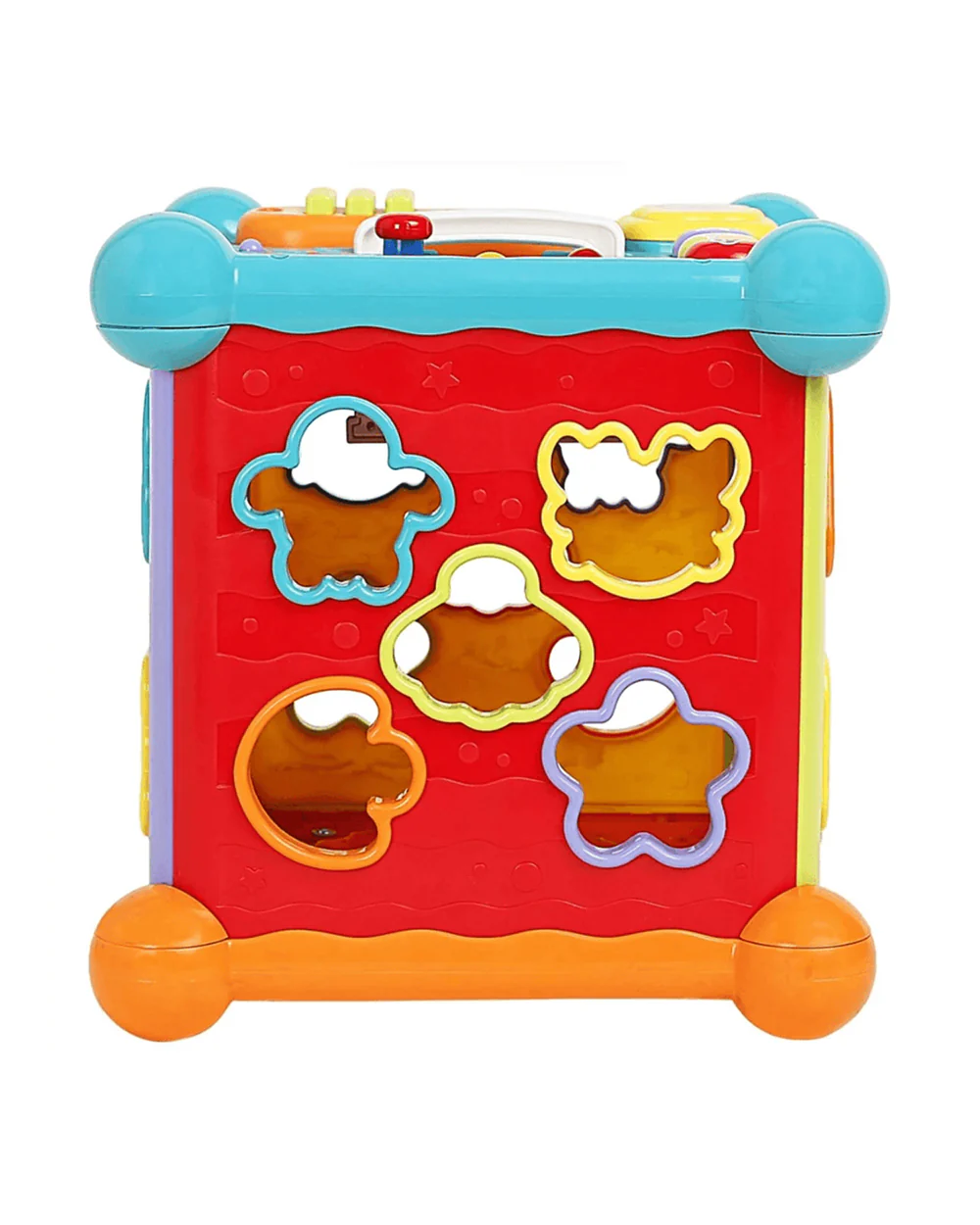Shooting Star Remote Control Intelligent Musical Box-With Sound & Musical Effects-Includes 20 Blocks, Animals & Letters-Musical Toy-12M+ - Image 3