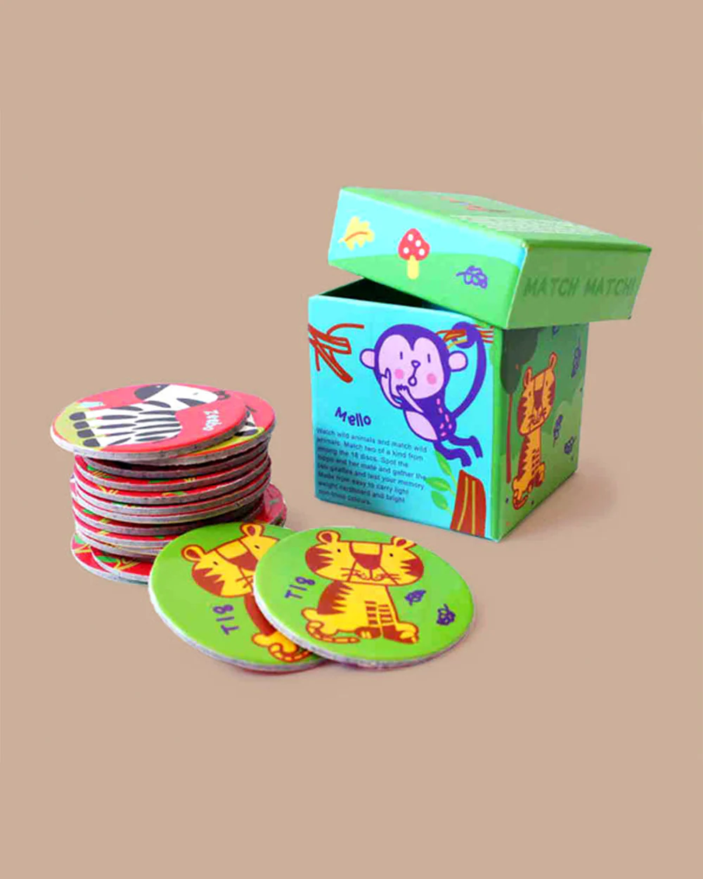 Shumee Forest Animal Picture Memory Card Game-18 Cards-Builds Concentration-Learning & Educational Toys-36M+