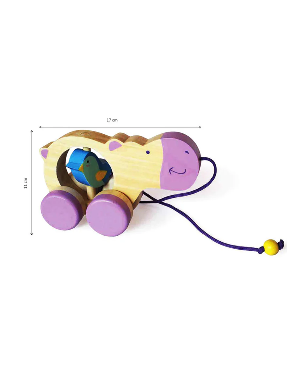 Shumee Haley Wooden Push & Pull Toy-9M+ - Image 5