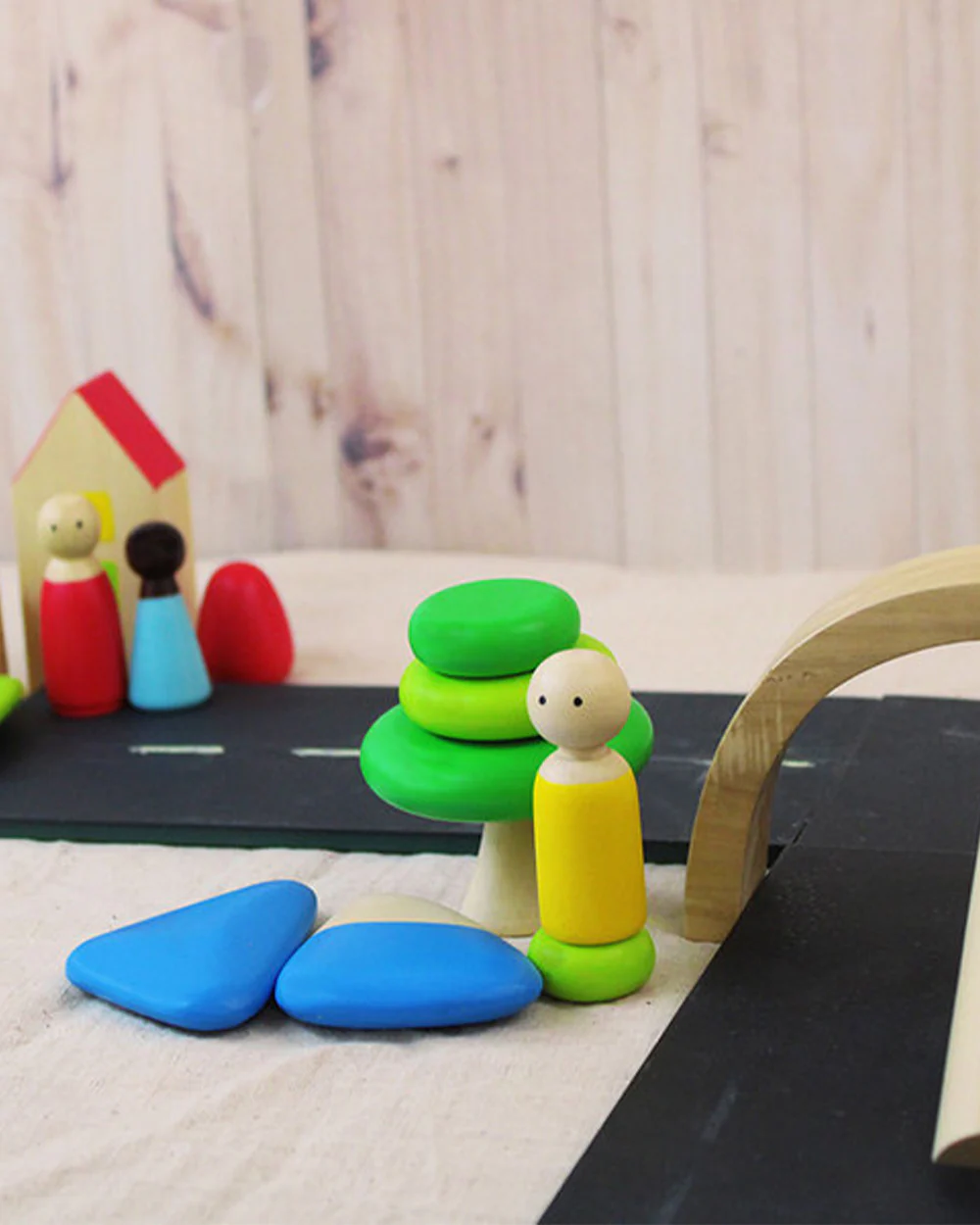 Shumee Wooden 24 Pieces Play Set With Peg Dolls-Pretend & Play Toy-24M+ - Image 8
