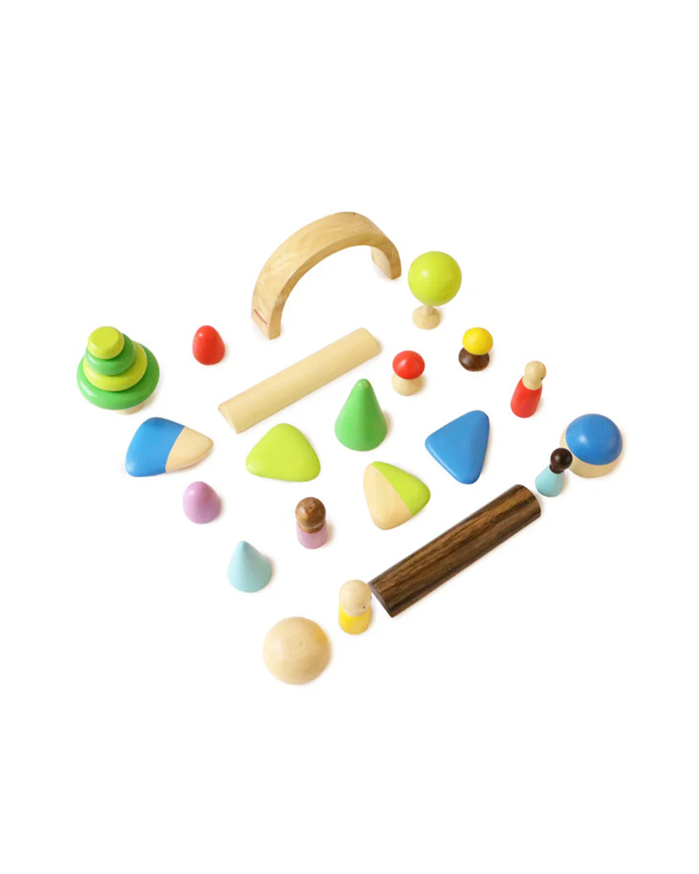 Shumee Wooden 24 Pieces Play Set With Peg Dolls-Pretend & Play Toy-24M+ - Image 9