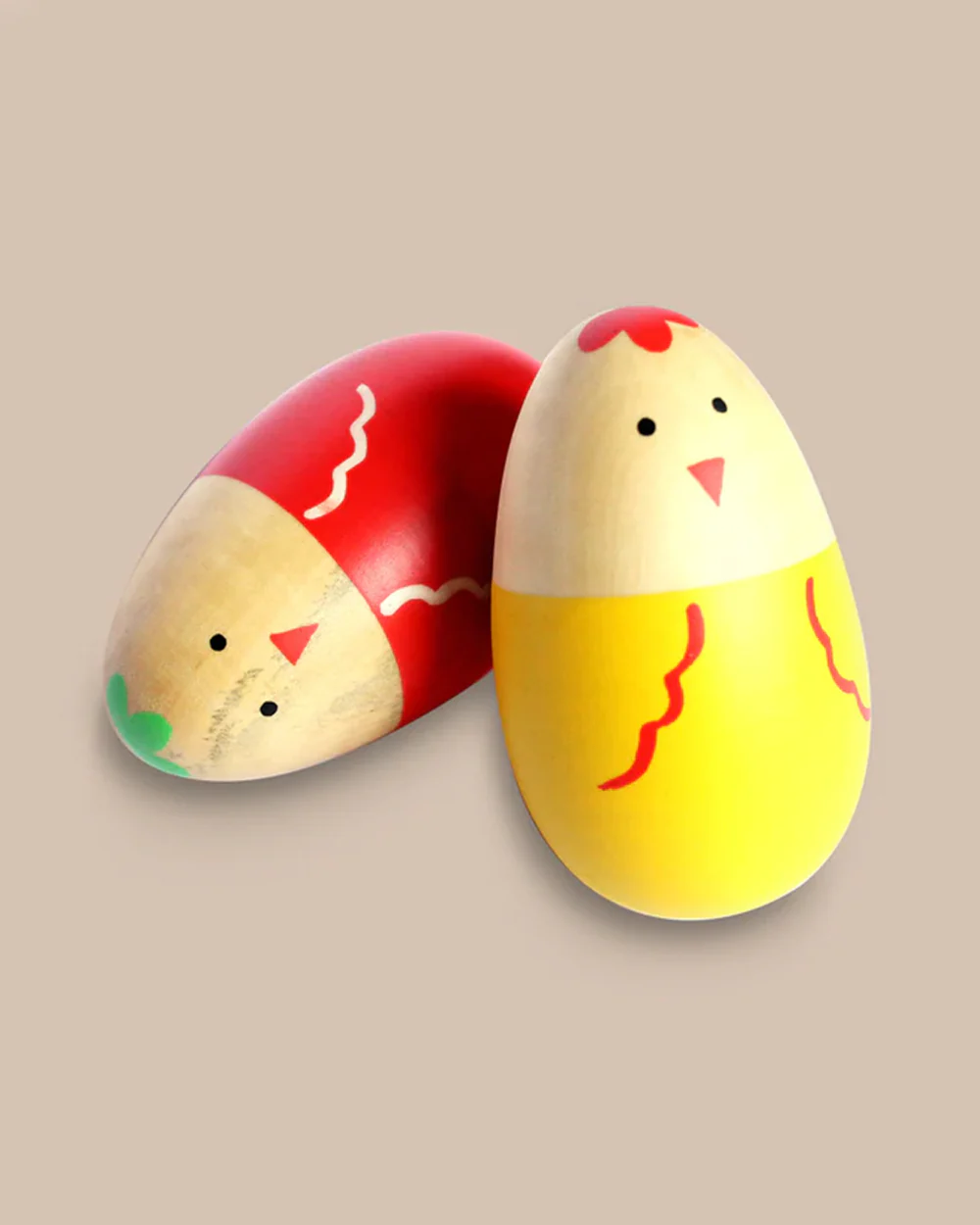 Shumee Wooden Chick Egg Shakers Rattle Toy-For Infants - Image 3