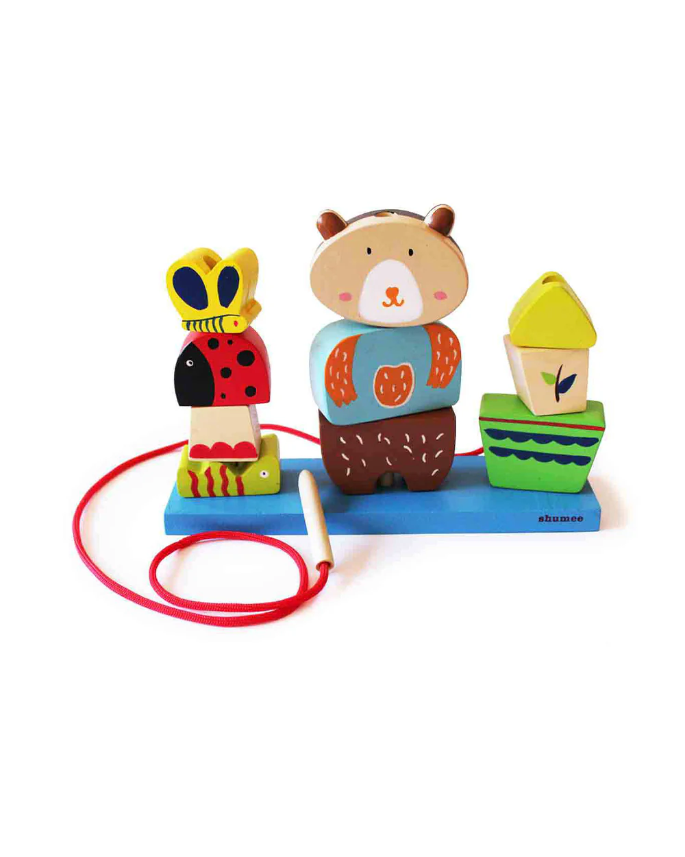 Shumee Wooden Jungle Pegging/Lacing-Pretend & Play Toy-24M+ - Image 5