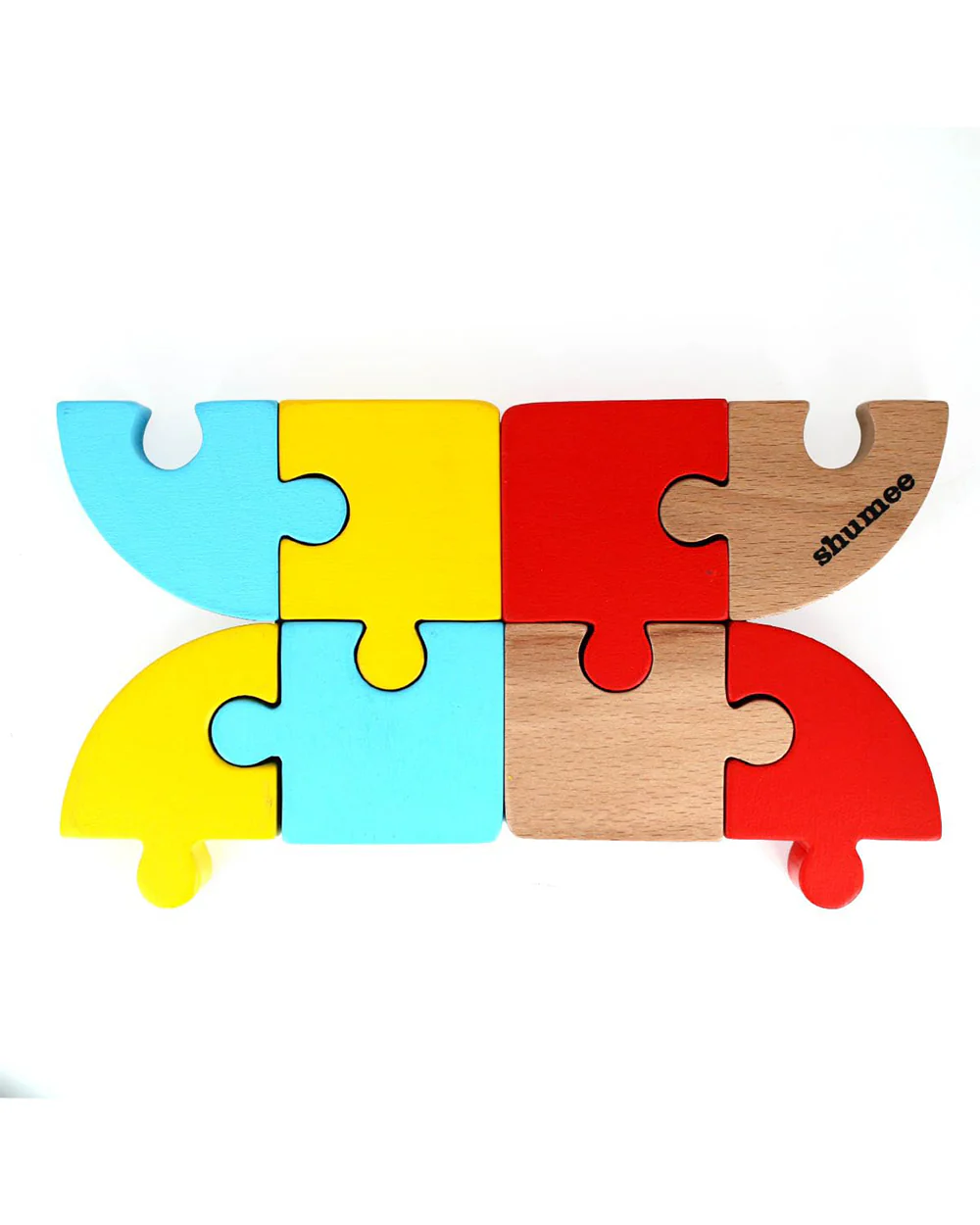 Shumee Wooden Puzzle Duo-Square and Circular Puzzle-Learning and Educational Toys-12M+ - Image 7