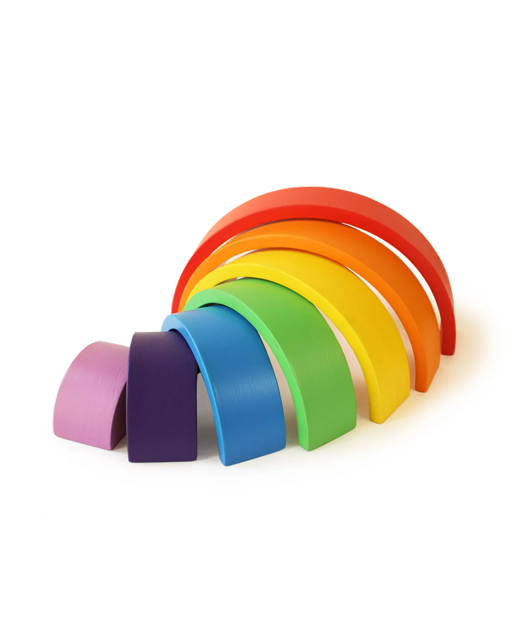 Shumee Wooden Rainbow Arch-Shape Sorter & Stacker-Learning & Educational Toys-12M+ - Image 6