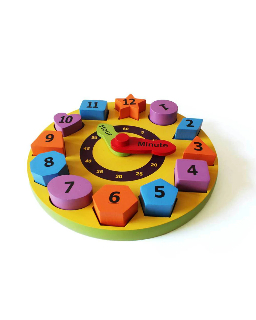 Shumee Wooden Shape Sorting Clock-Shape Sorter & Stacker-Learning & Educational Toys-12M+ - Image 6
