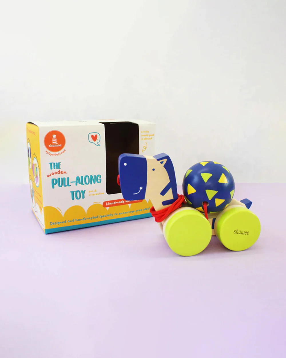 Shumee Zeebo-Smooth Edges & Lightweight-Develops Motor Skills-Non Toxic Material-Wooden Push & Pull Toy-9M+ - Image 4