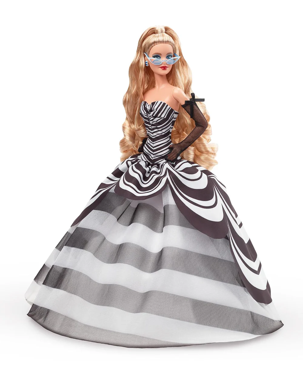 Signature 65th Anniversary Doll with Blonde Hair and Black and White Gown-Promotes Role Play-Doll & Doll Houses-36M+