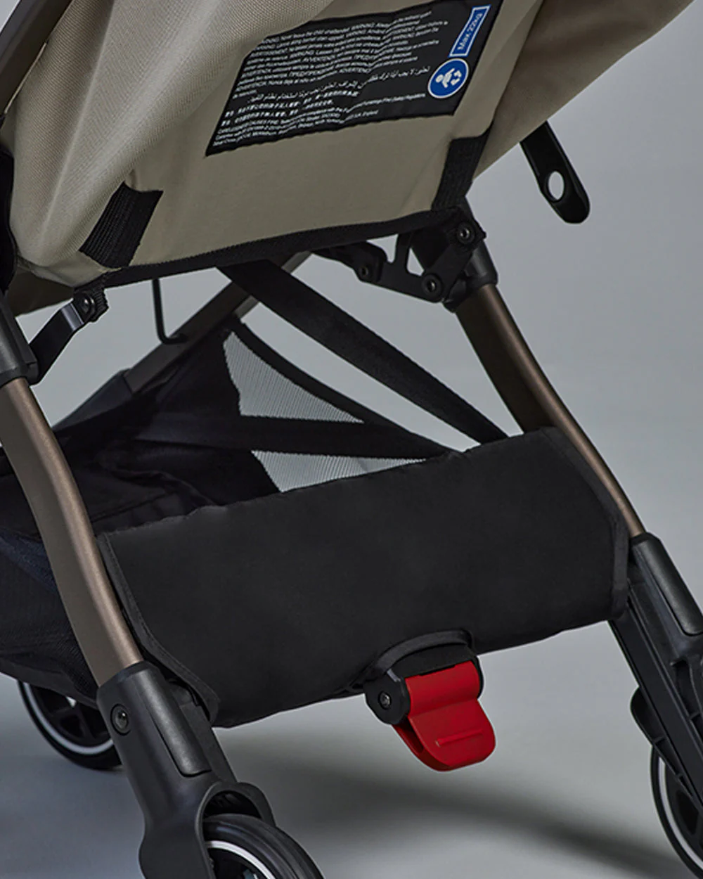 Silver Cross Clic 2 Cabin Friendly Stroller-With Stroller Bag-One Hand Fold-Includes Rain Cover-For 0 to 4Y (Upto 22 kg)-Latte - Image 15