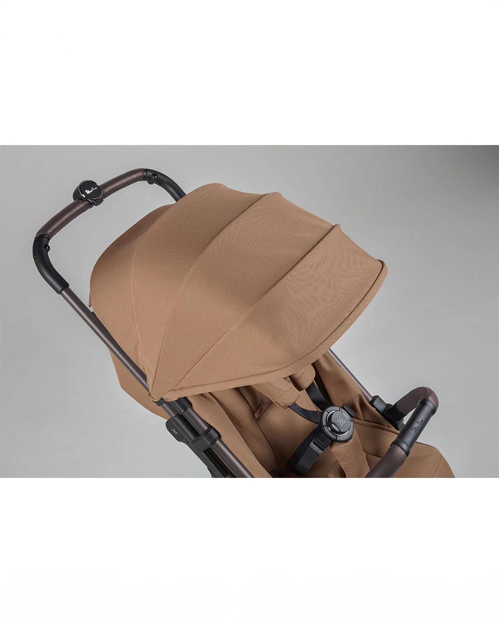 Silver Cross Jet 5-World's First Cabin Approved Baby Stroller-Lightweight & Travel Friendly-One Motion Fold-Car Seat Compatible-2 Years Warranty-Includes Rain Cover & Travel Bag-Pram for 0 to 4Y (Upto 22 Kg)-Cinnamon - Image 10