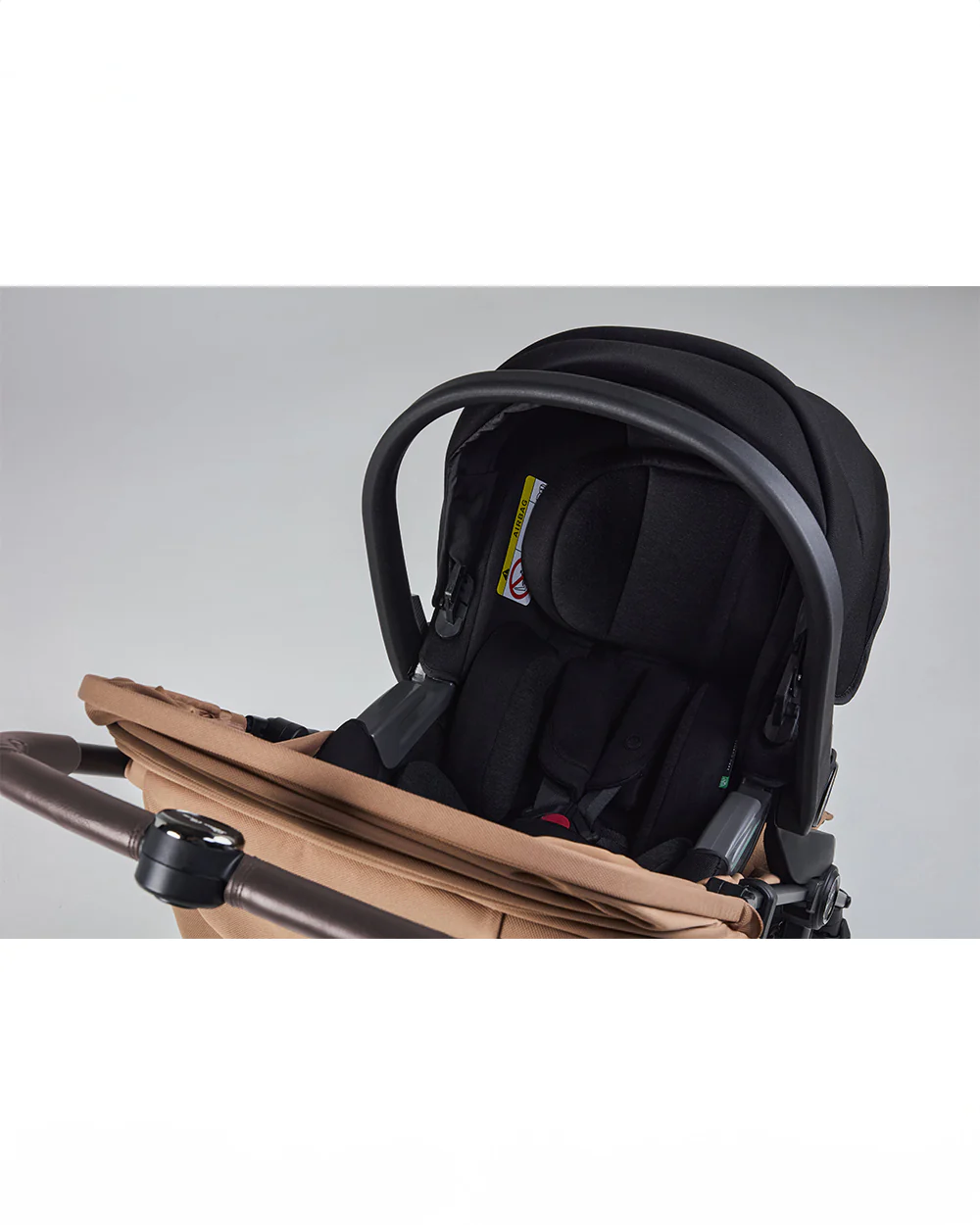 Silver Cross Jet 5-World's First Cabin Approved Baby Stroller-Lightweight & Travel Friendly-One Motion Fold-Car Seat Compatible-2 Years Warranty-Includes Rain Cover & Travel Bag-Pram for 0 to 4Y (Upto 22 Kg)-Cinnamon - Image 8