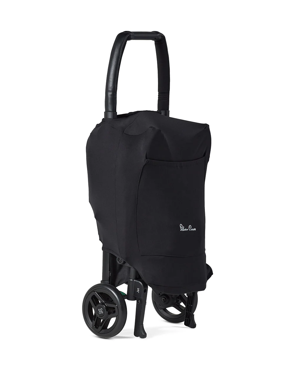 Silver Cross Jet 5-World's First Cabin Approved Baby Stroller-Lightweight & Travel Friendly-One Motion Fold-Car Seat Compatible-2 Years Warranty-Includes Rain Cover & Travel Bag-Pram for 0 to 4Y (Upto 22 Kg)-Space - Image 12