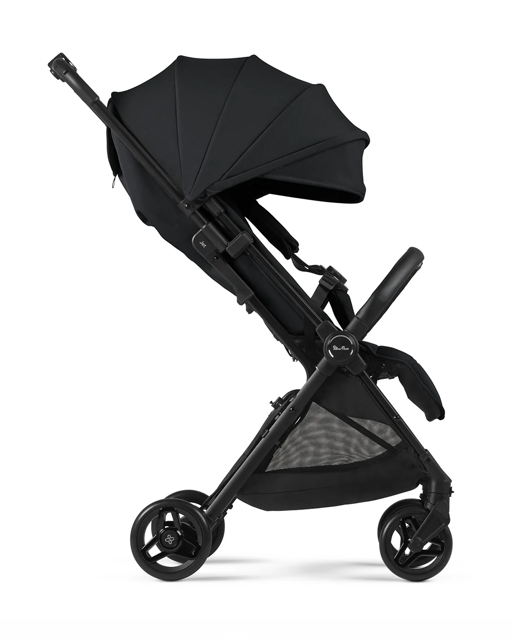 Silver Cross Jet 5-World's First Cabin Approved Baby Stroller-Lightweight & Travel Friendly-One Motion Fold-Car Seat Compatible-2 Years Warranty-Includes Rain Cover & Travel Bag-Pram for 0 to 4Y (Upto 22 Kg)-Space - Image 7