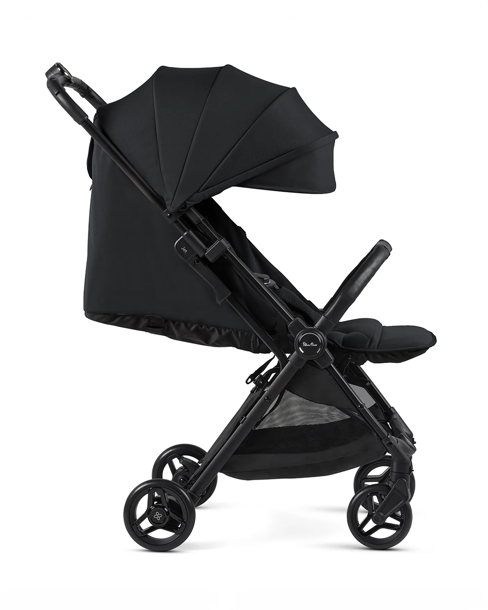 Silver Cross Jet 5-World's First Cabin Approved Baby Stroller-Lightweight & Travel Friendly-One Motion Fold-Car Seat Compatible-2 Years Warranty-Includes Rain Cover & Travel Bag-Pram for 0 to 4Y (Upto 22 Kg)-Space - Image 6