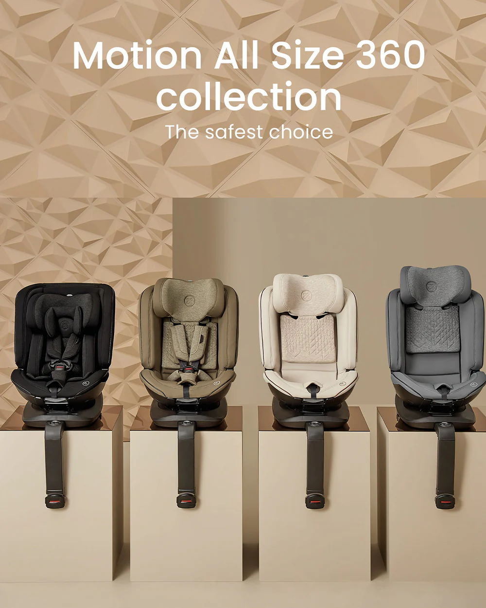 Silver Cross Motion All Size 360 Baby Convertible Car Seat-Easy Lock ISOFIX-R129 Certified-360 Degree Rotation-For 0M+ (Upto 12Y)-Glacier - Image 23