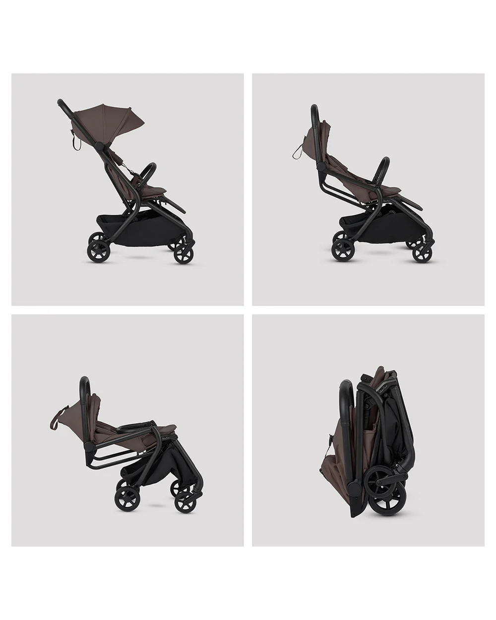Silver Cross Nia-World's First & Only Cabin Approved Stroller & Carry Cot Travel System-Chocolate - Image 13