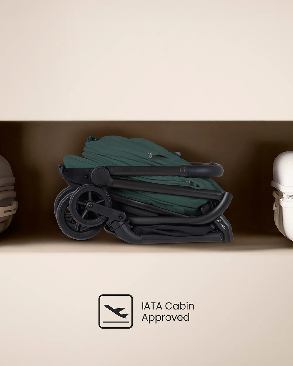 Silver Cross Nia-World's First & Only Cabin Approved Stroller & Carry Cot Travel System-Conifer - Image 25