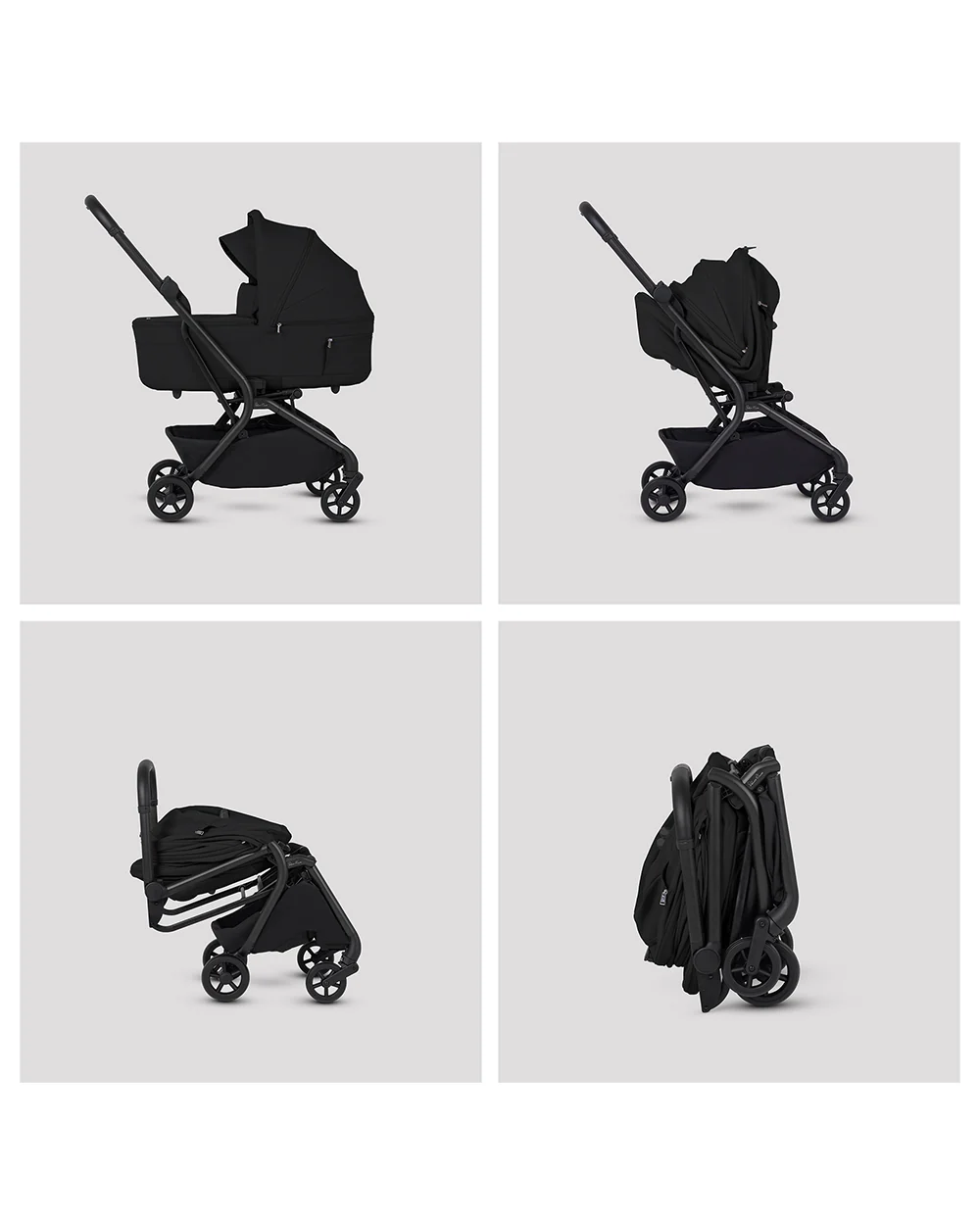 Silver Cross Nia-World's First & Only Cabin Approved Stroller & Carry Cot Travel System-Onyx - Image 10