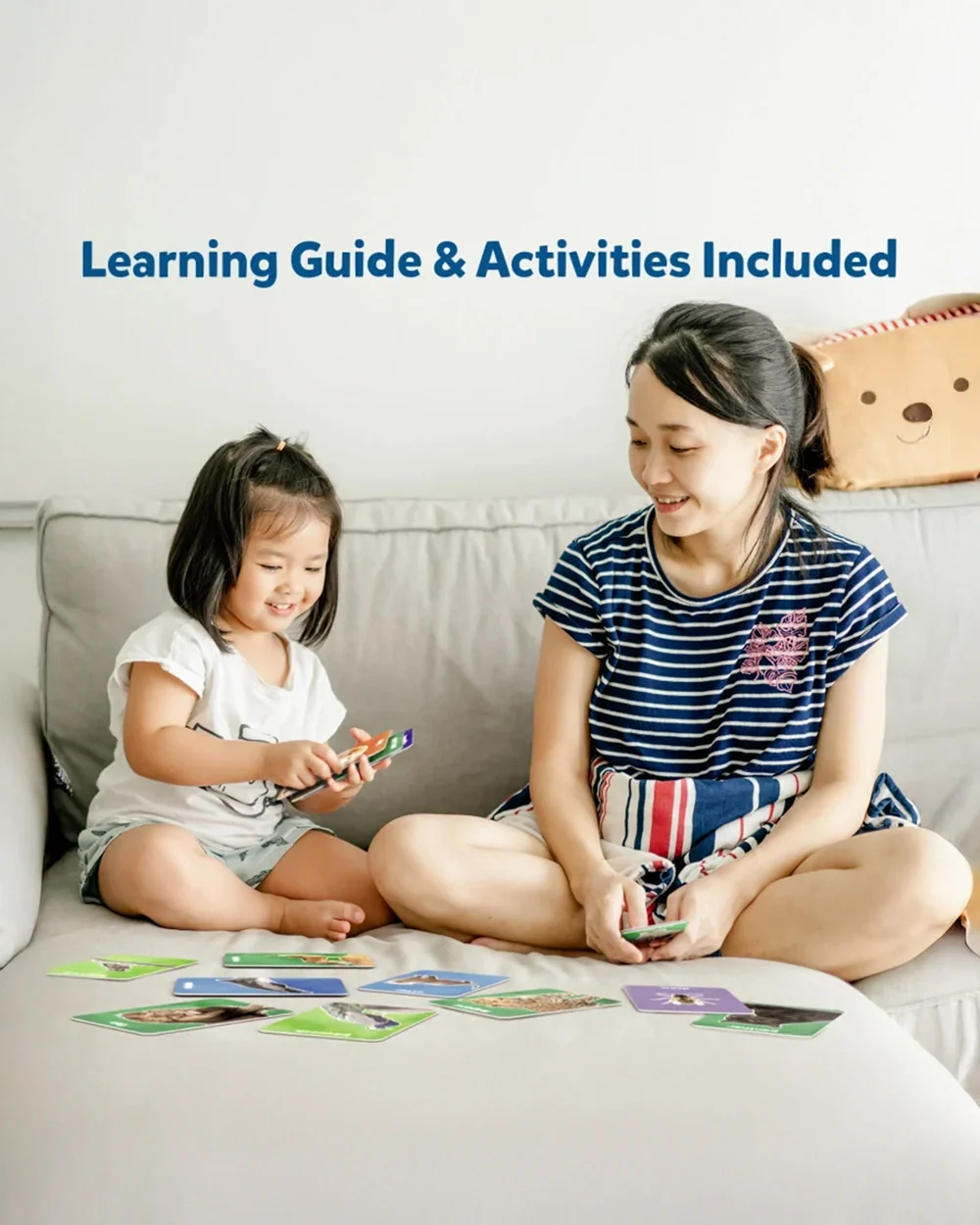 Skillmatics First 100 Animals Flash Cards-50 Double Sides Cards-Enhances Learning-Learning & Educational Toys-12M+ - Image 5